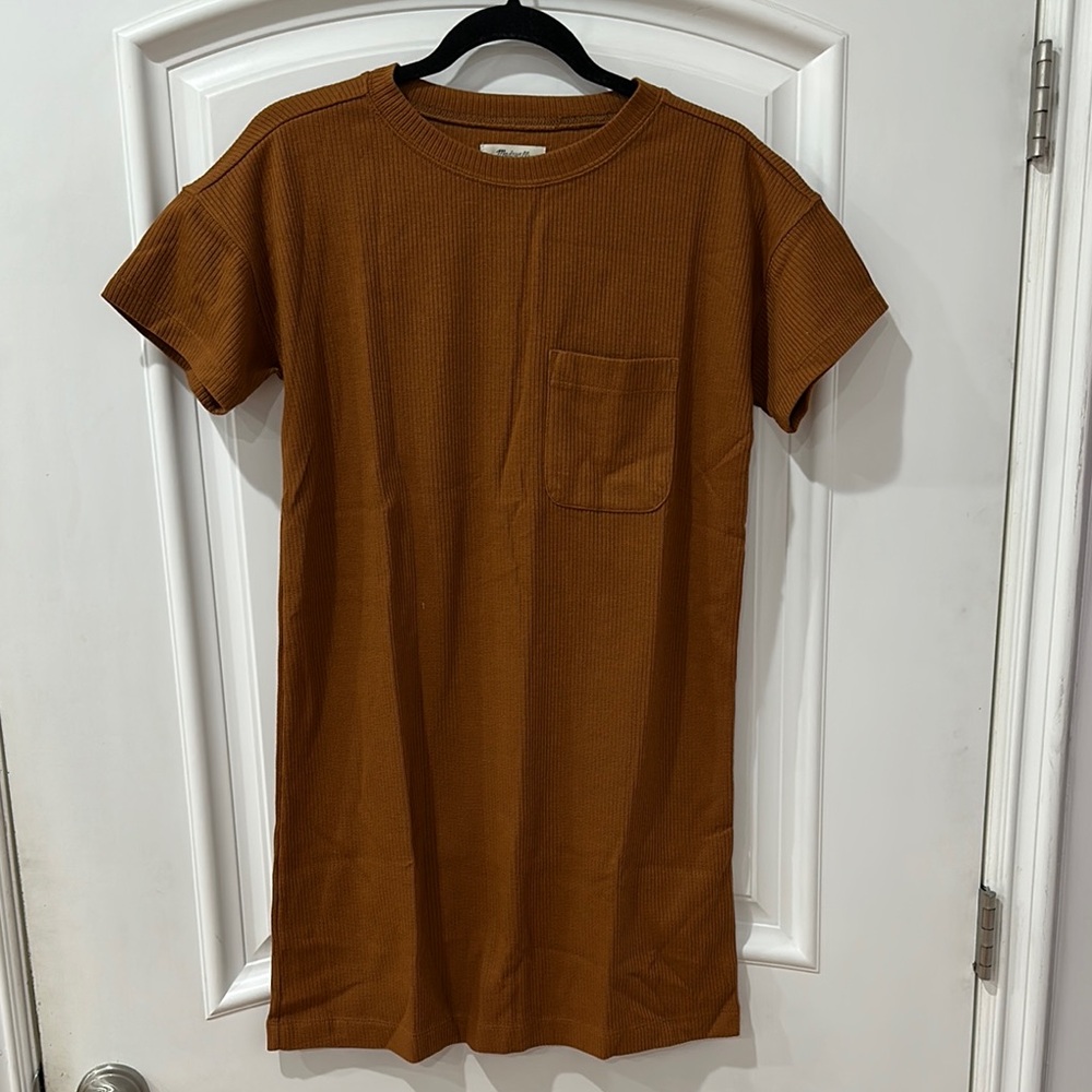 Madewell Brown Short Sleeve Tee Casual Cotton Shirt